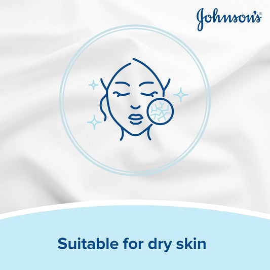 Johnson's Face Care Makeup Moisturising Wipes with coconut water, Pack of 25 Wipes, Packaging May Vary